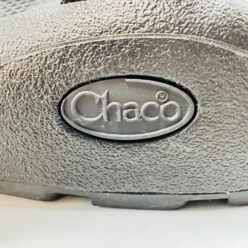 Chaco Sandals Mens 9 Black Adjustable Strap Sport Hiking Outdoor Comfort Shoes